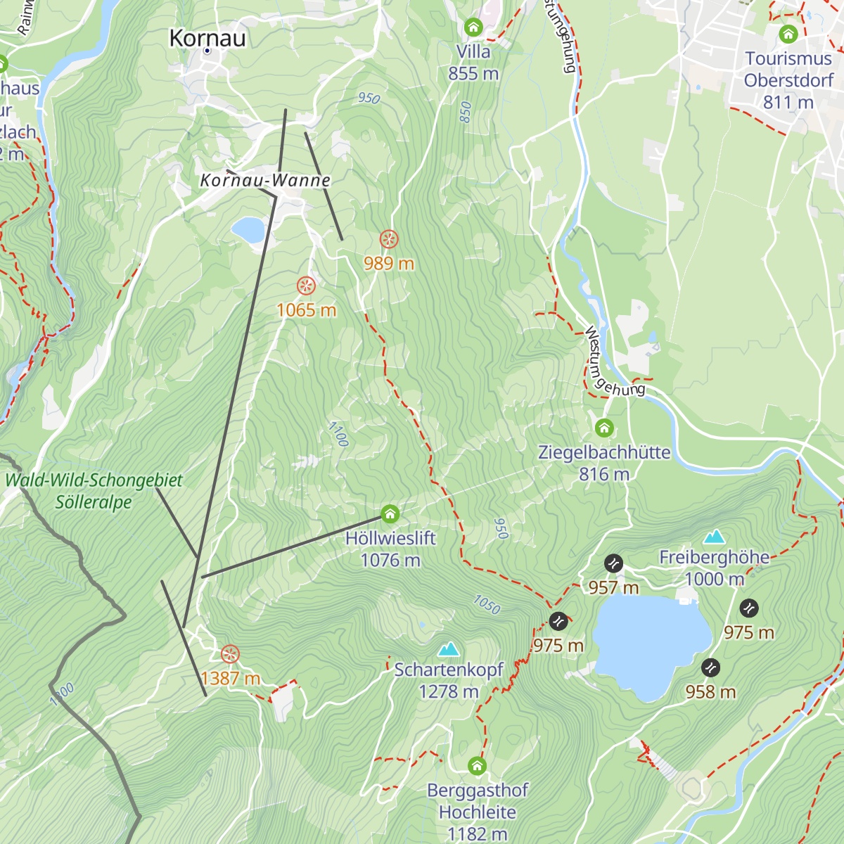 Naturfreundehaus Freibergsee map