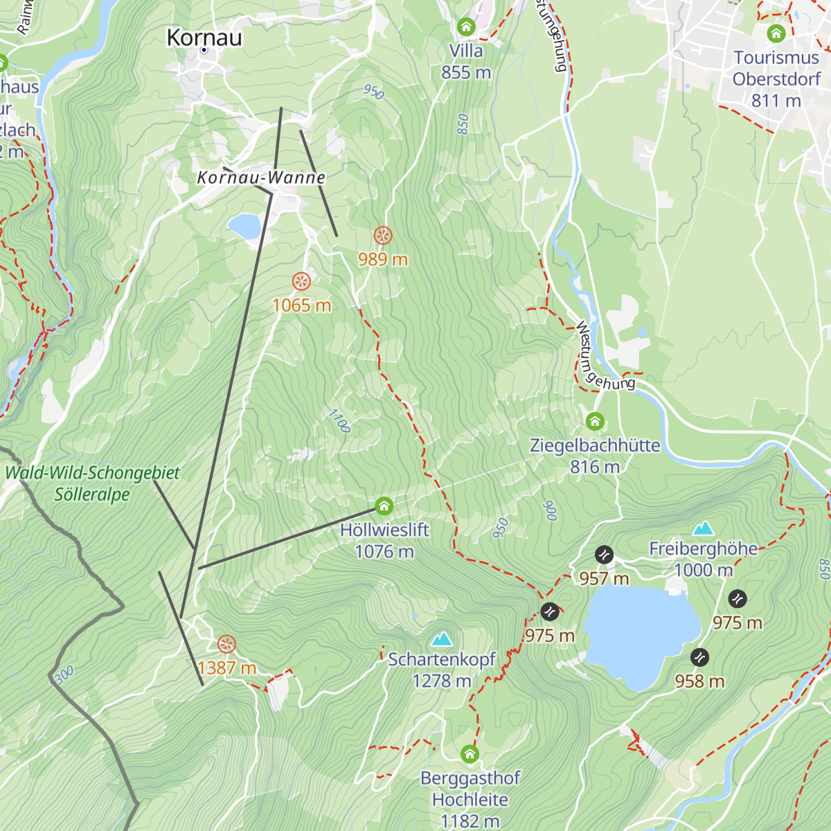 Naturfreundehaus Freibergsee map