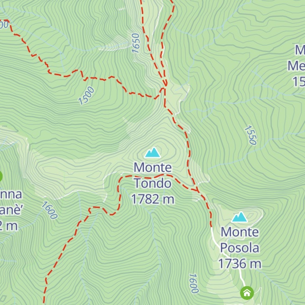 Map of Monte Tondo