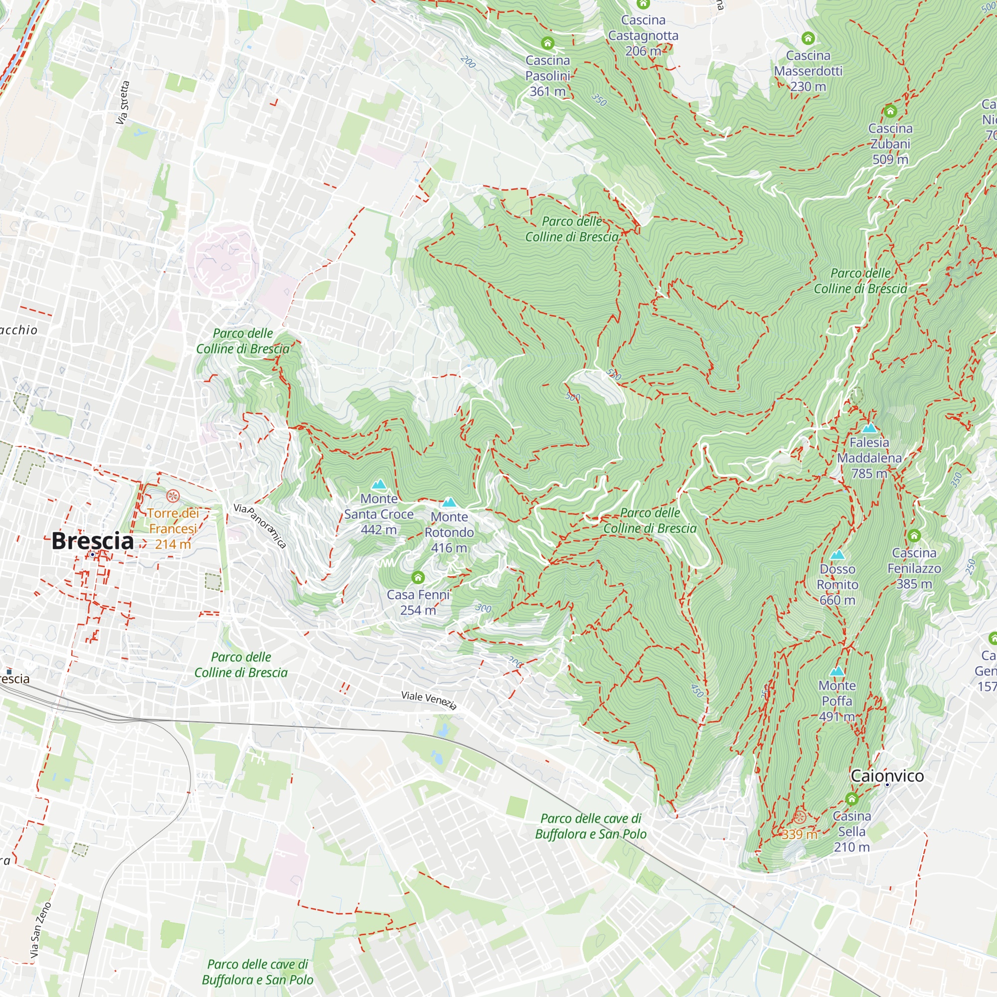 Casa Mantovani map