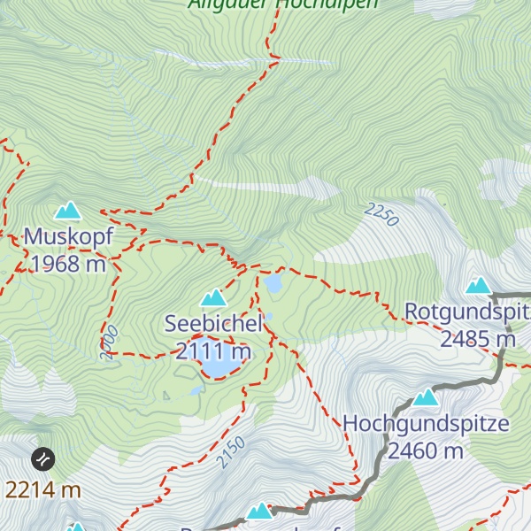 Map of Rappenseehütte