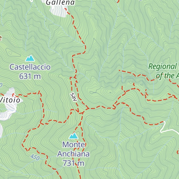 Map of Monte Ornato