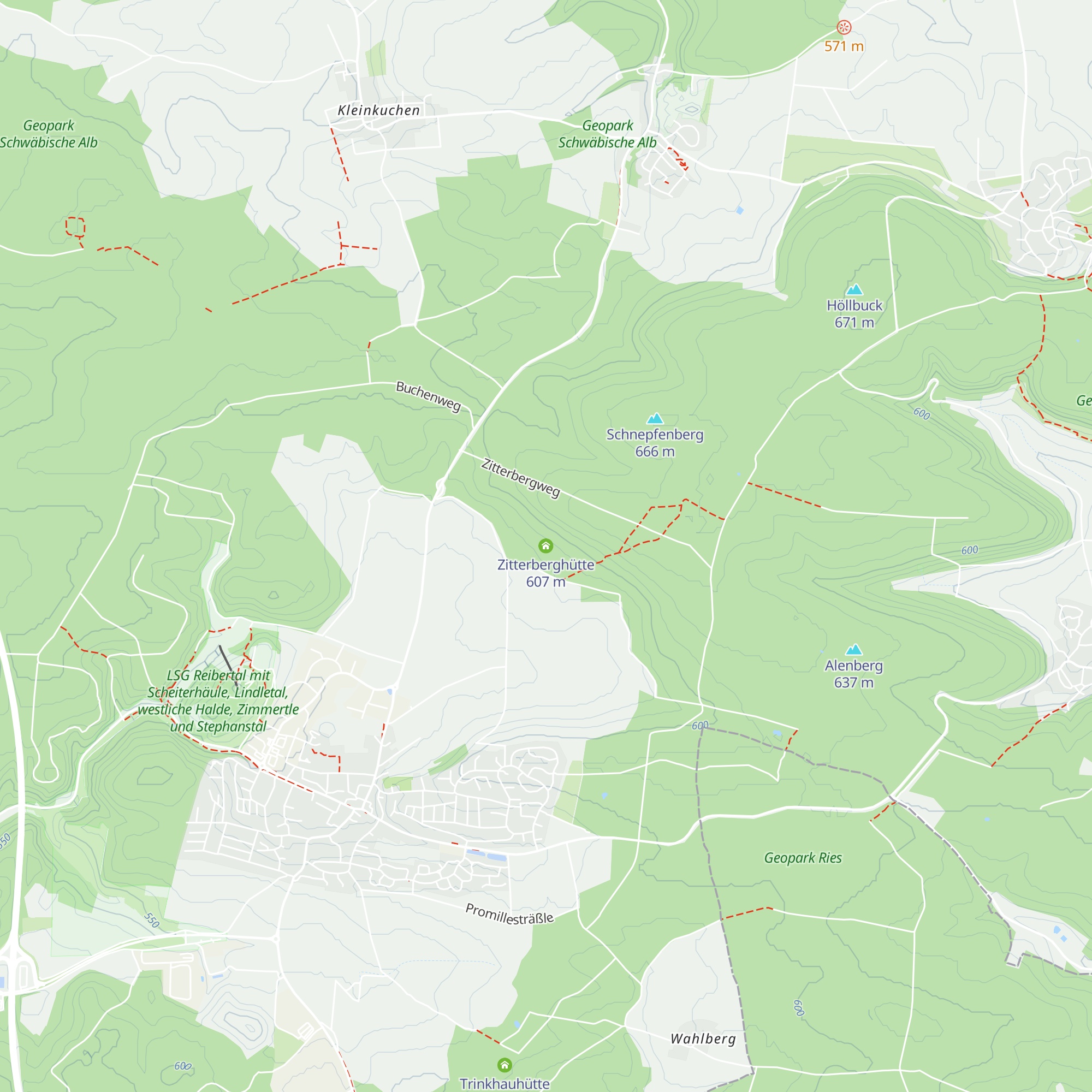 Zitterberghütte map