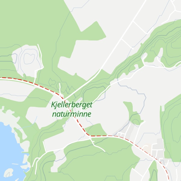 Map of Kjellerbergenga