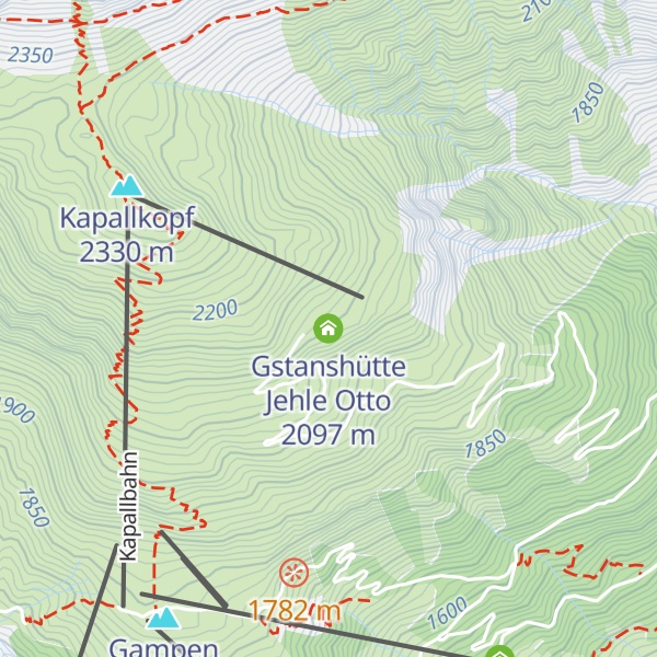 Map of Gstanshütte Jehle Otto