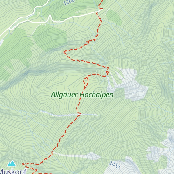 Map of Enzianhütte