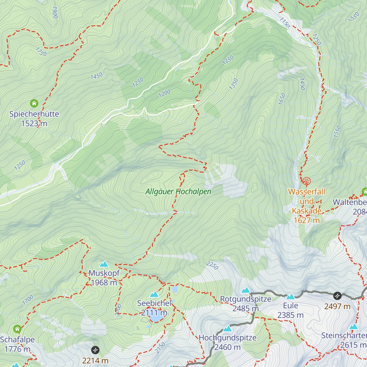 Enzianhütte map
