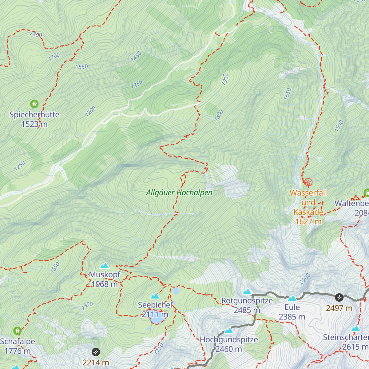 Enzianhütte map