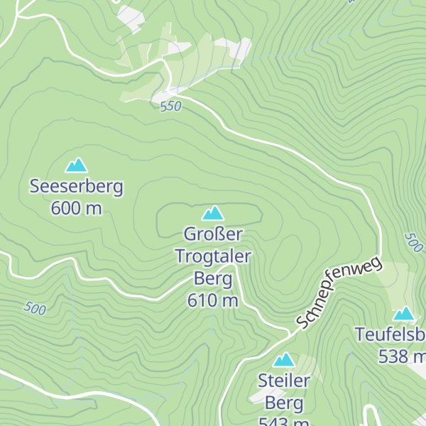 Map of Großer Trogtaler Berg