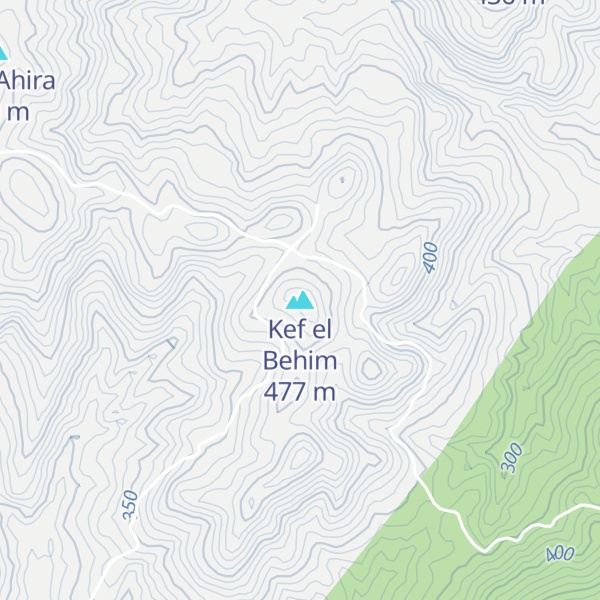 Map of Kef el Behim