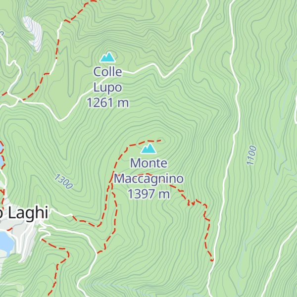 Map of Monte Maccagnino