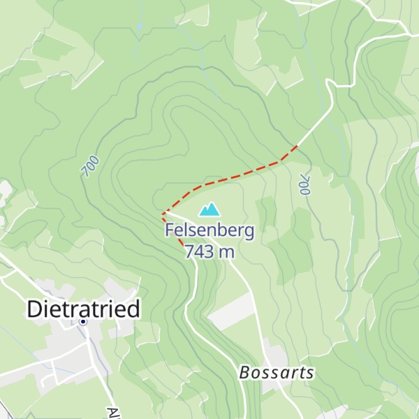 Map of Felsenberg