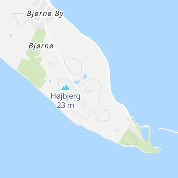 Map of Milebjerg