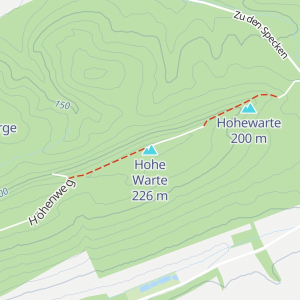 Map of Hohe Warte