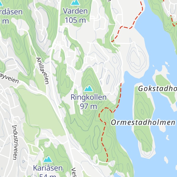 Map of Ringkollen