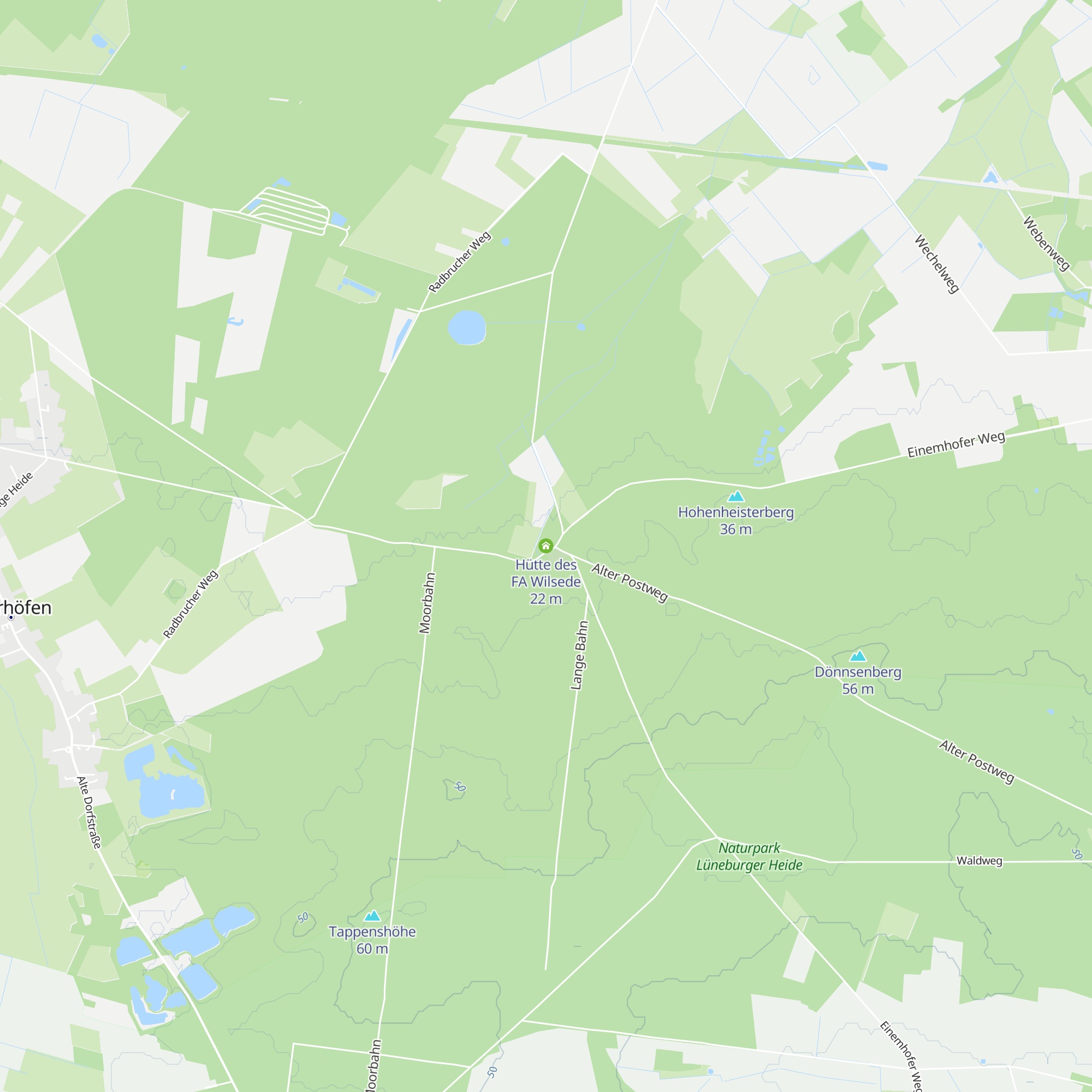 Hütte des FA Wilsede map