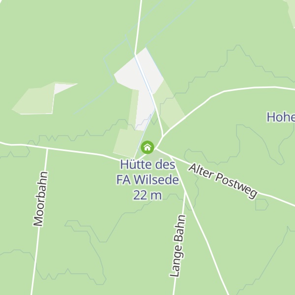Map of Hütte des FA Wilsede