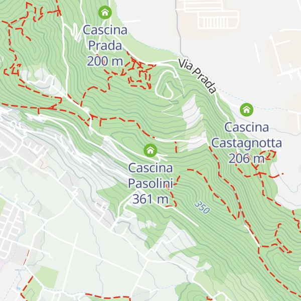 Map of Cascina Pasolini