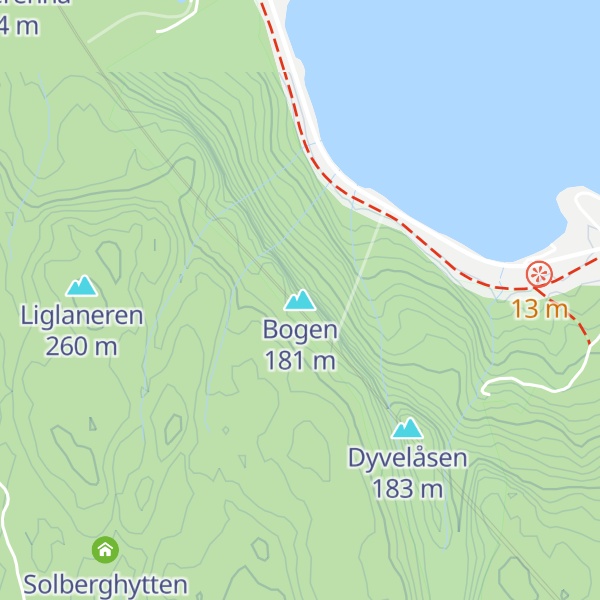 Map of Bogen