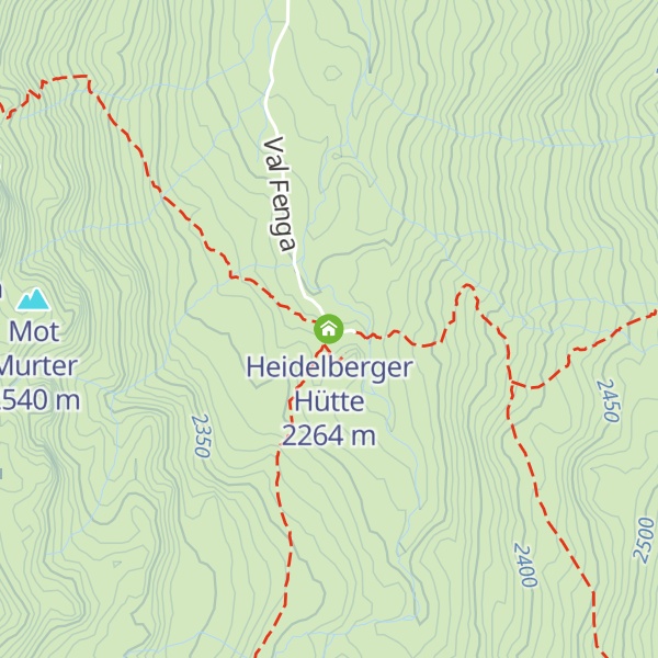 Map of Heidelberger Hütte