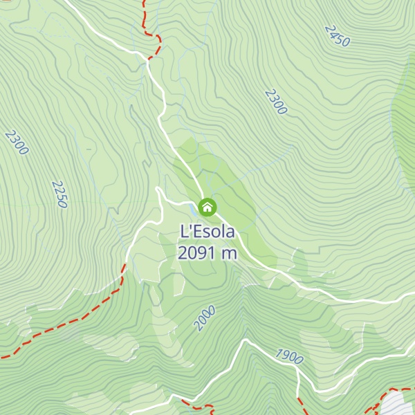 Map of L'Esola