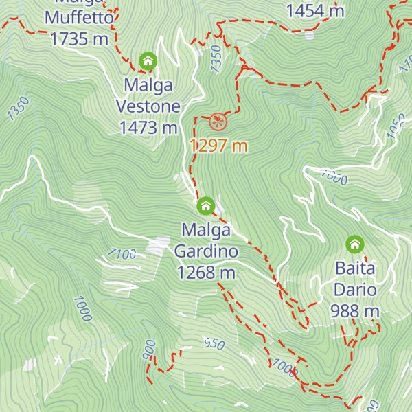 Map of Malga Gardino