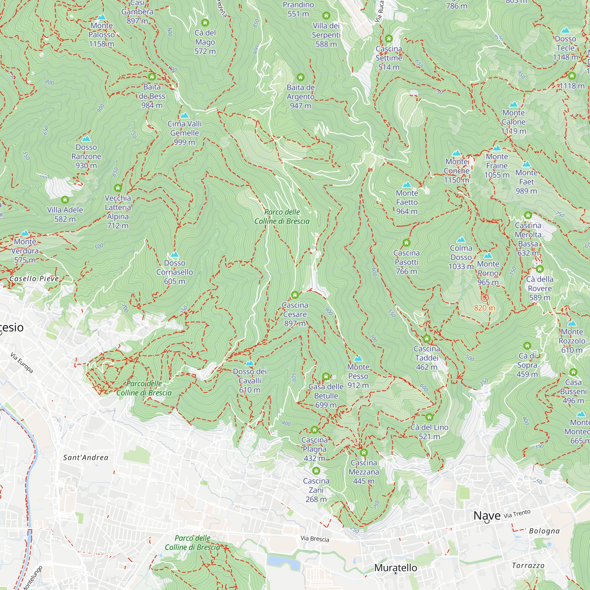 Cascina Cesare map