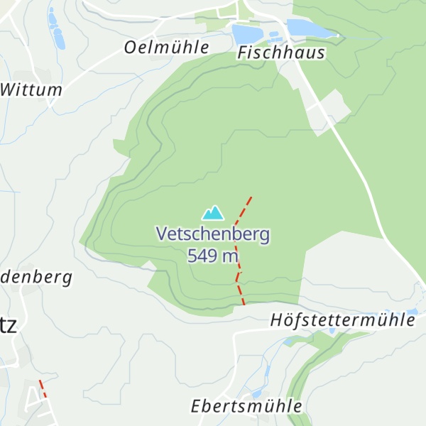 Map of Vetschenberg