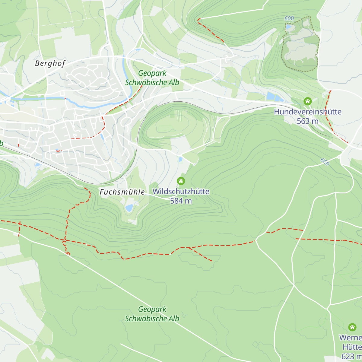Wildschutzhütte map