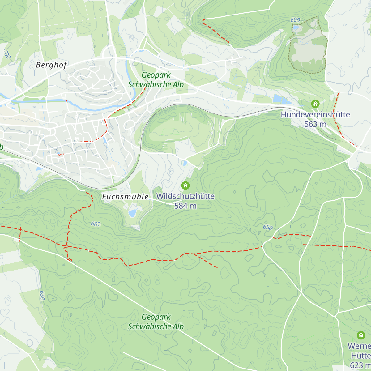 Wildschutzhütte map