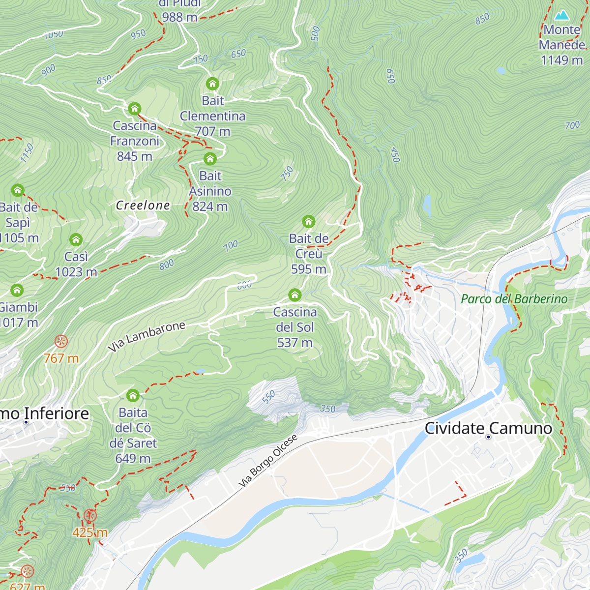 Cascina del Sol map
