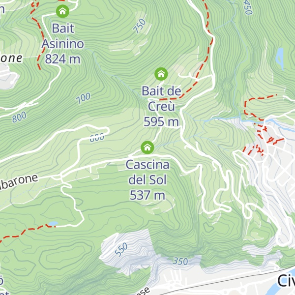 Map of Cascina del Sol
