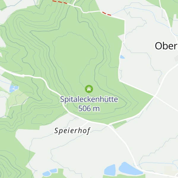 Map of Spitaleckenhütte