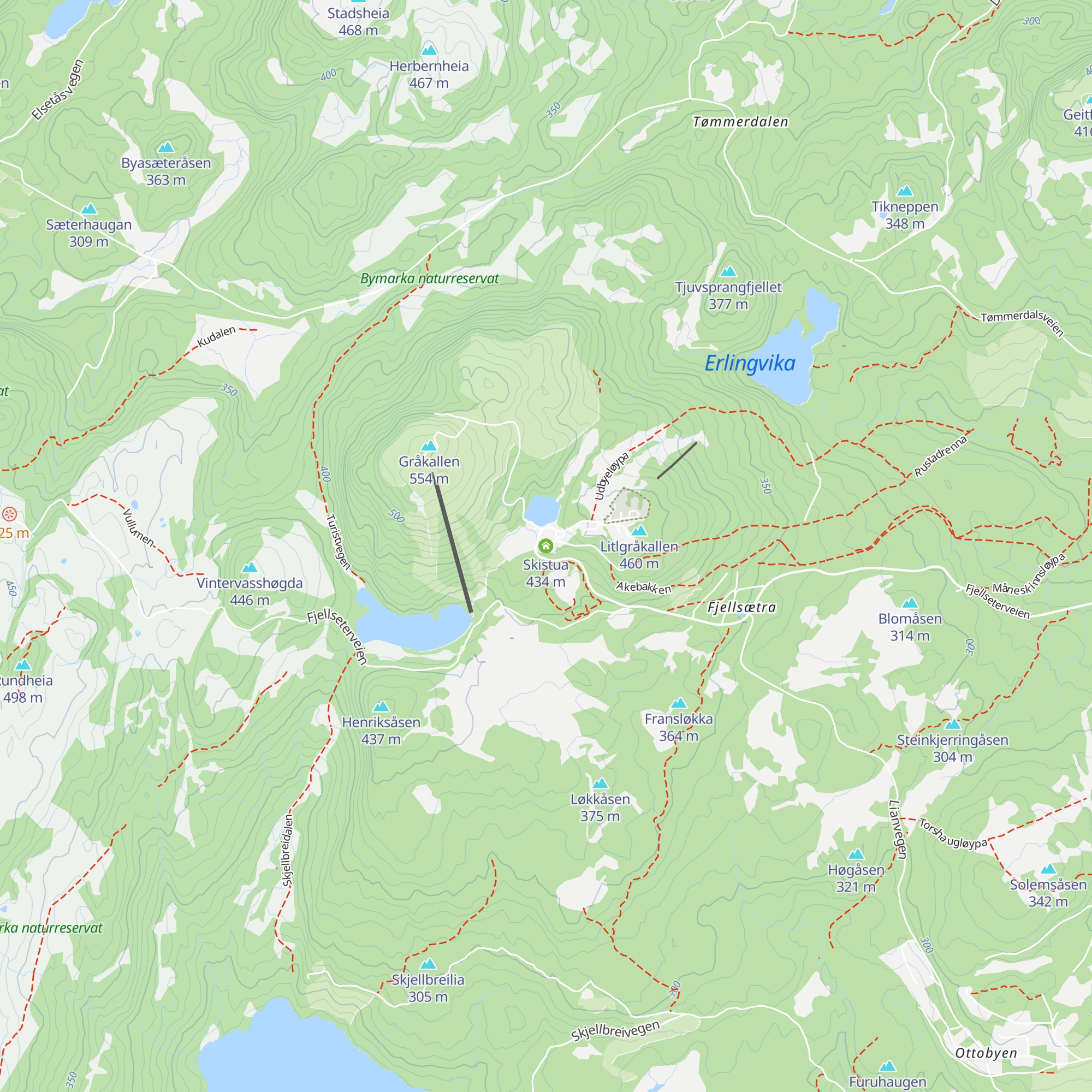 Skistua map