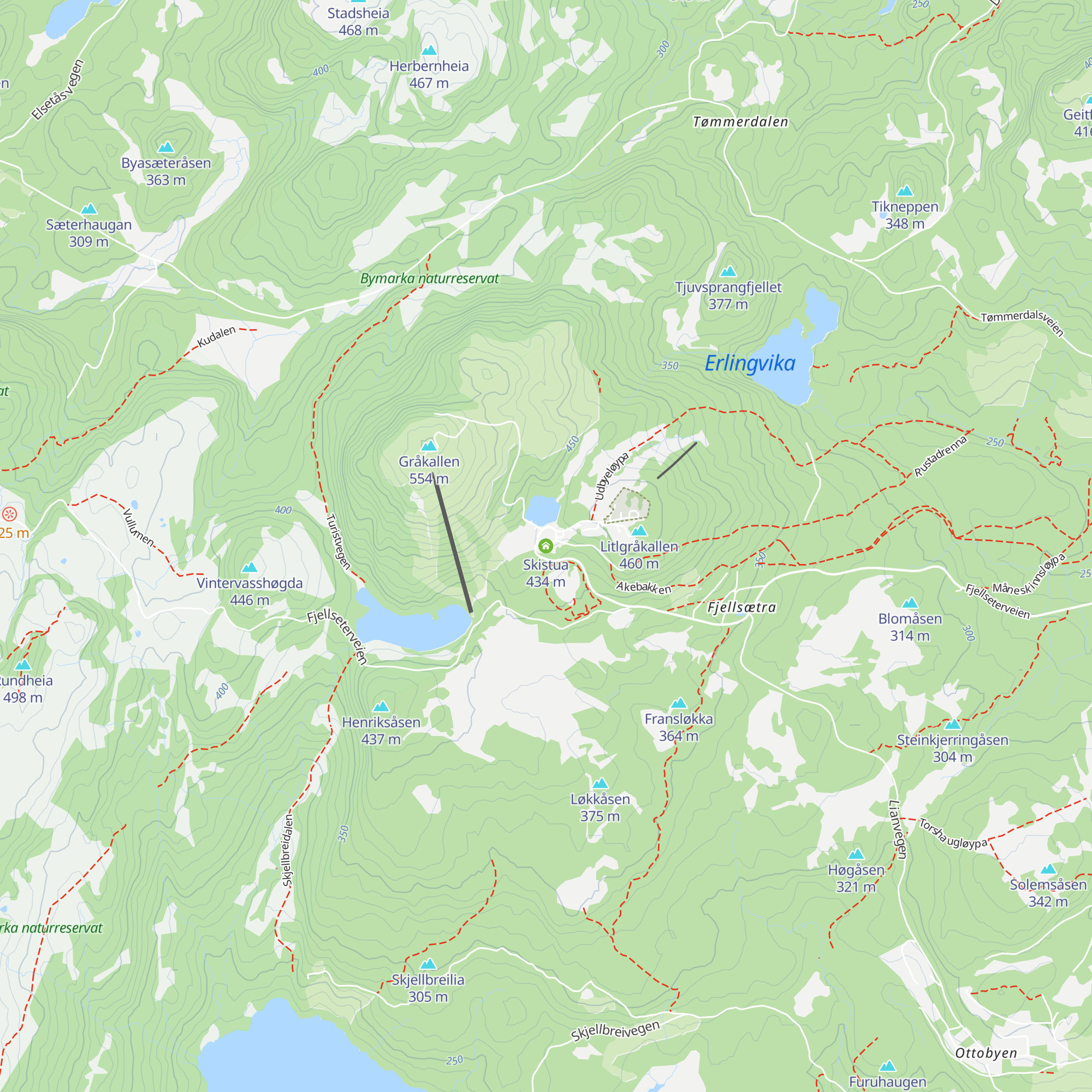 Skistua map