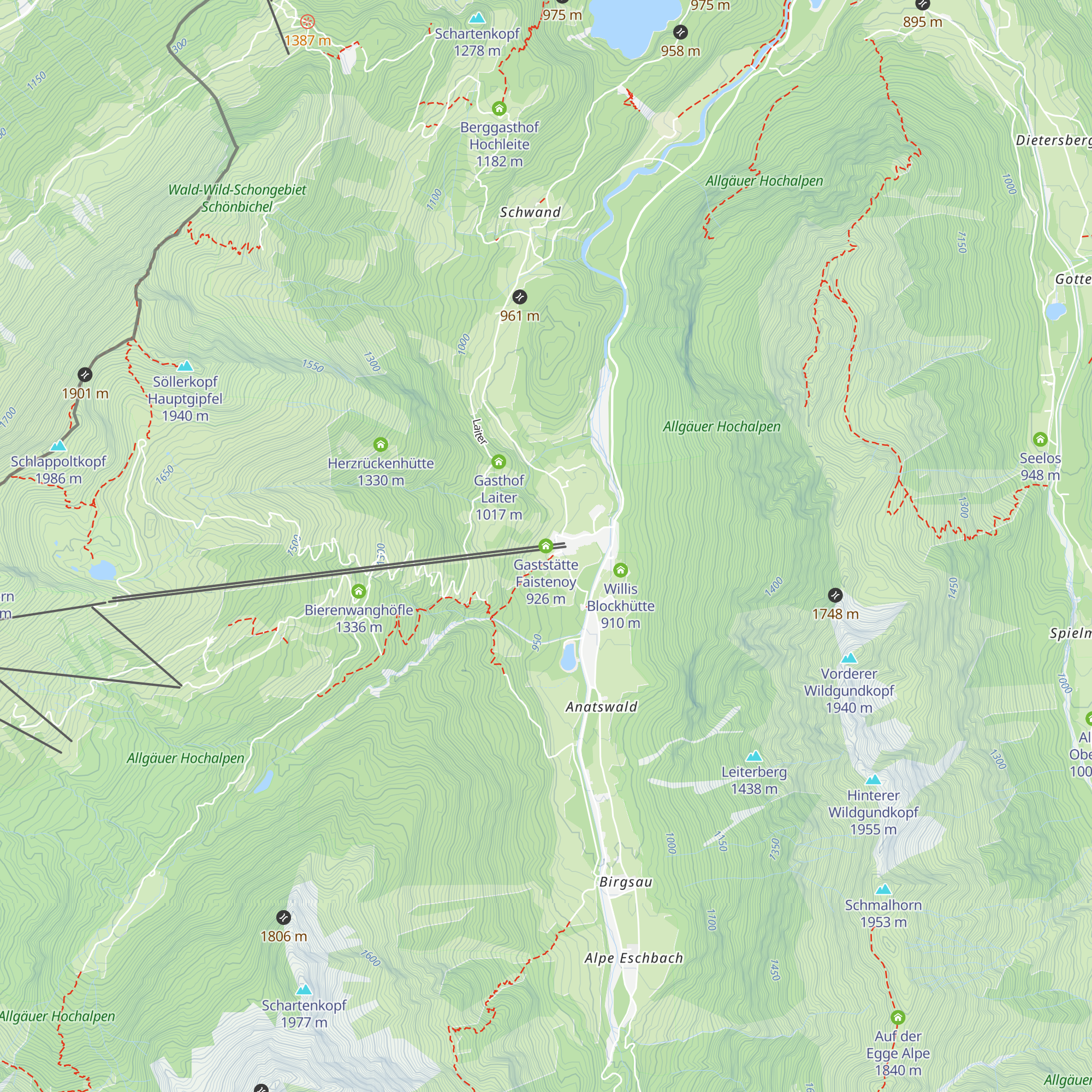 Gaststätte Faistenoy map