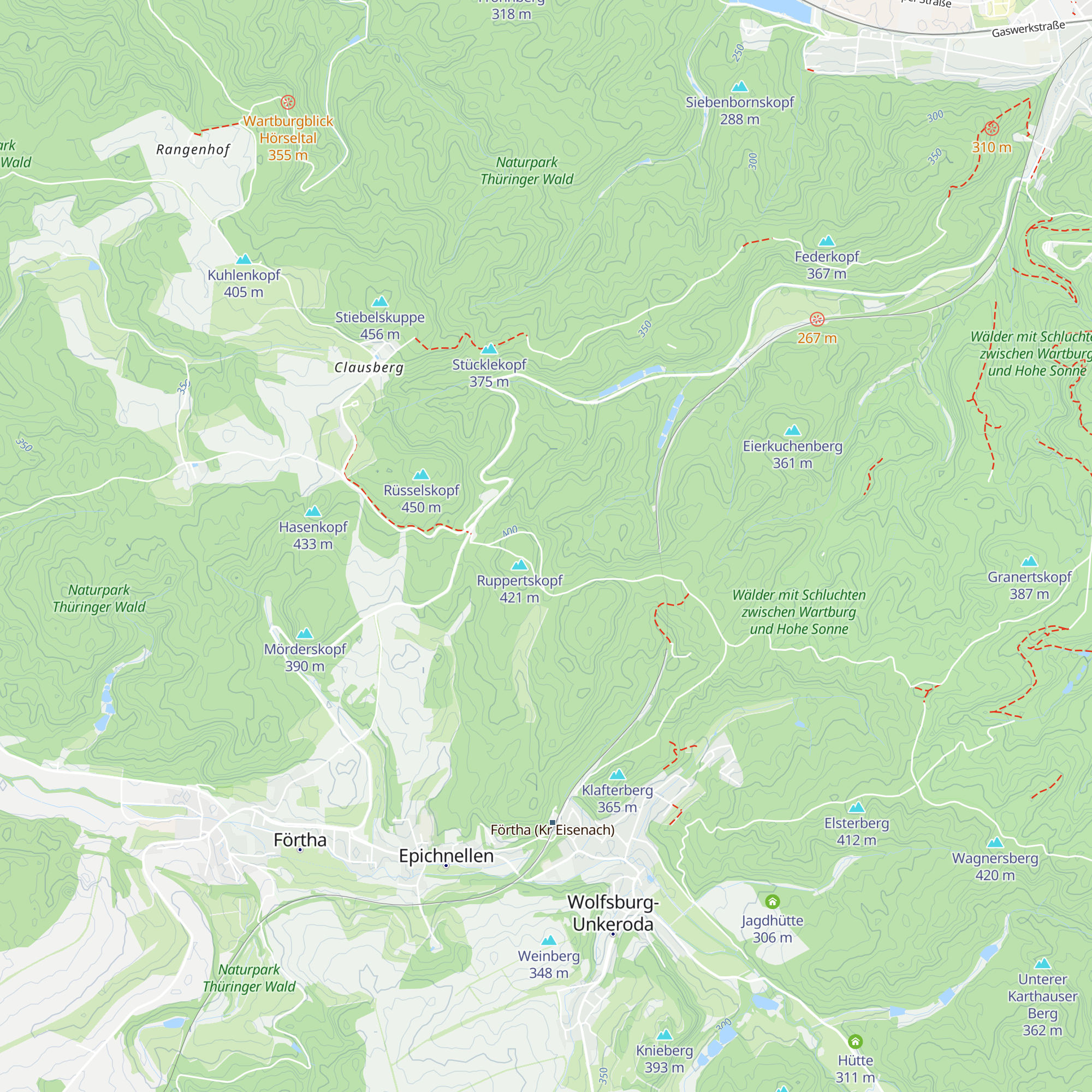 Jagdhütte map