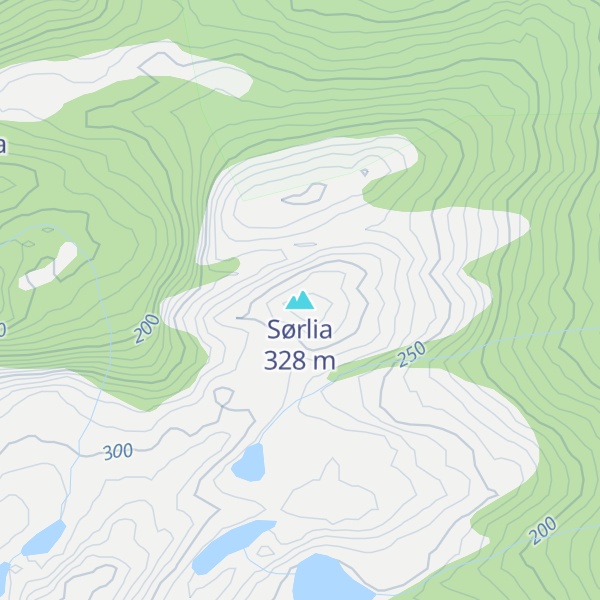 Map of Sørlia