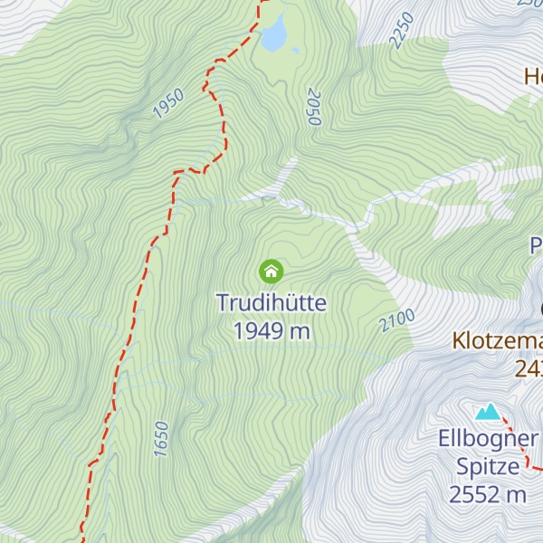 Map of Trudihütte