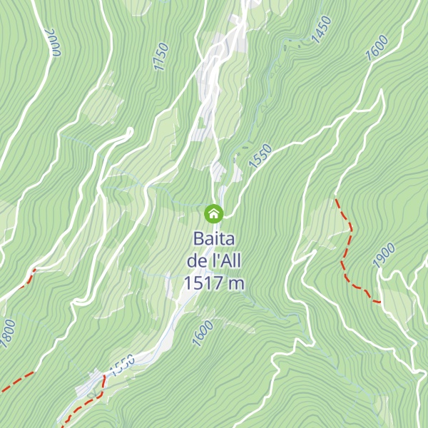 Map of Baita de l'All