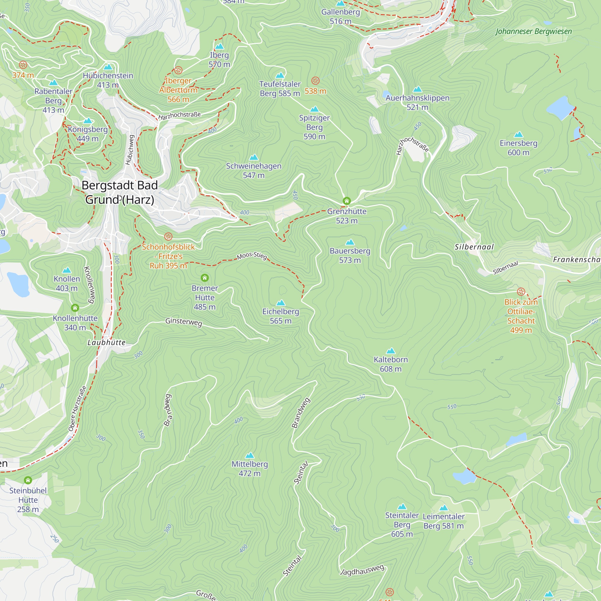 Gewitterplatz-Hütte map