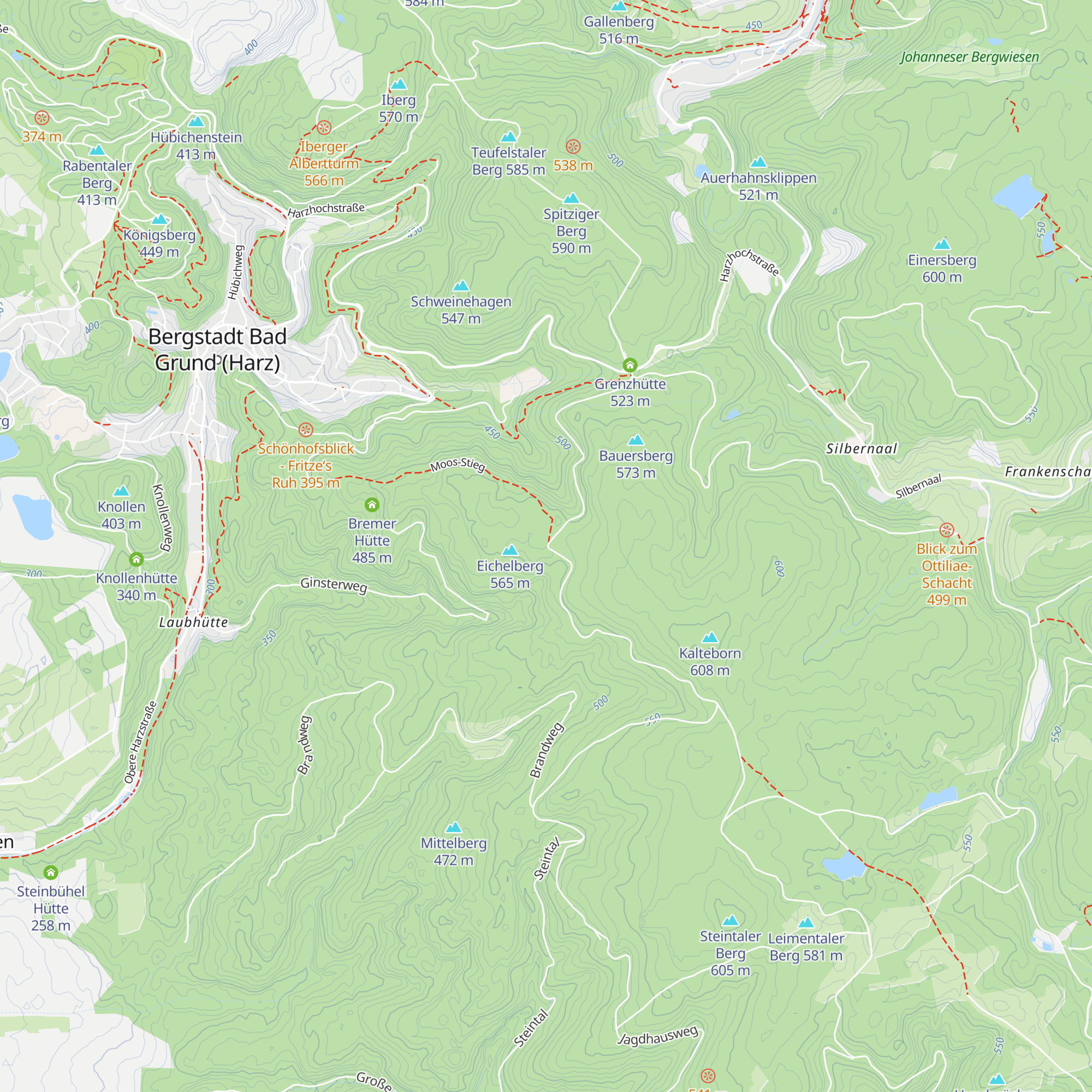 Gewitterplatz-Hütte map