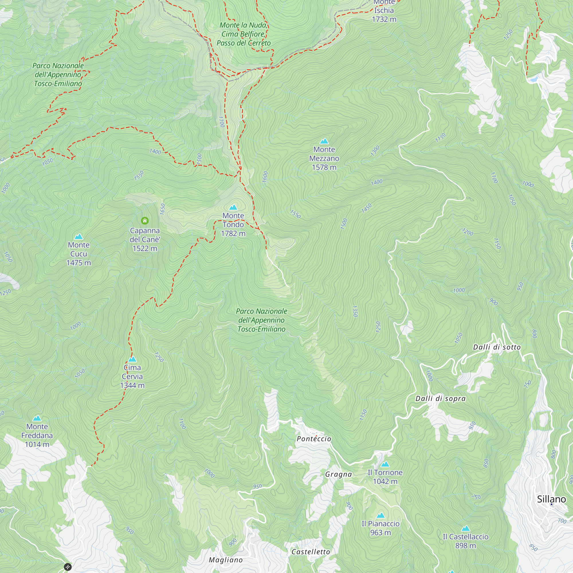 Rifugio Monte Tondo map