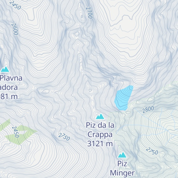 Map of Piz Zuort
