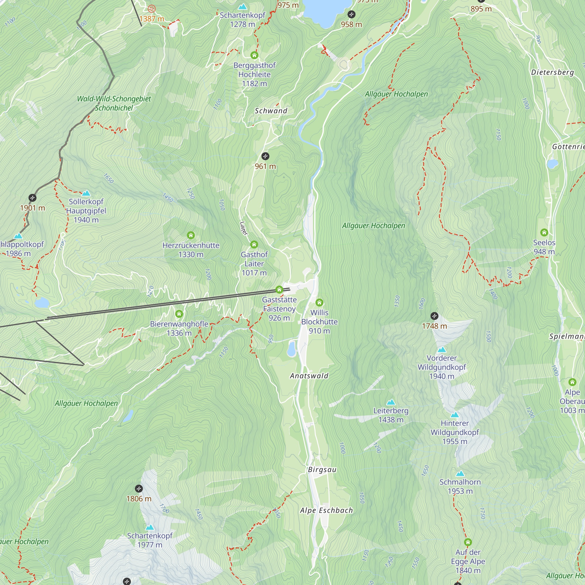 Fellhornstuben map