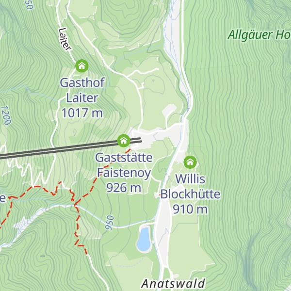 Map of Fellhornstuben