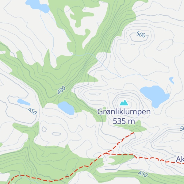 Map of Grønlia