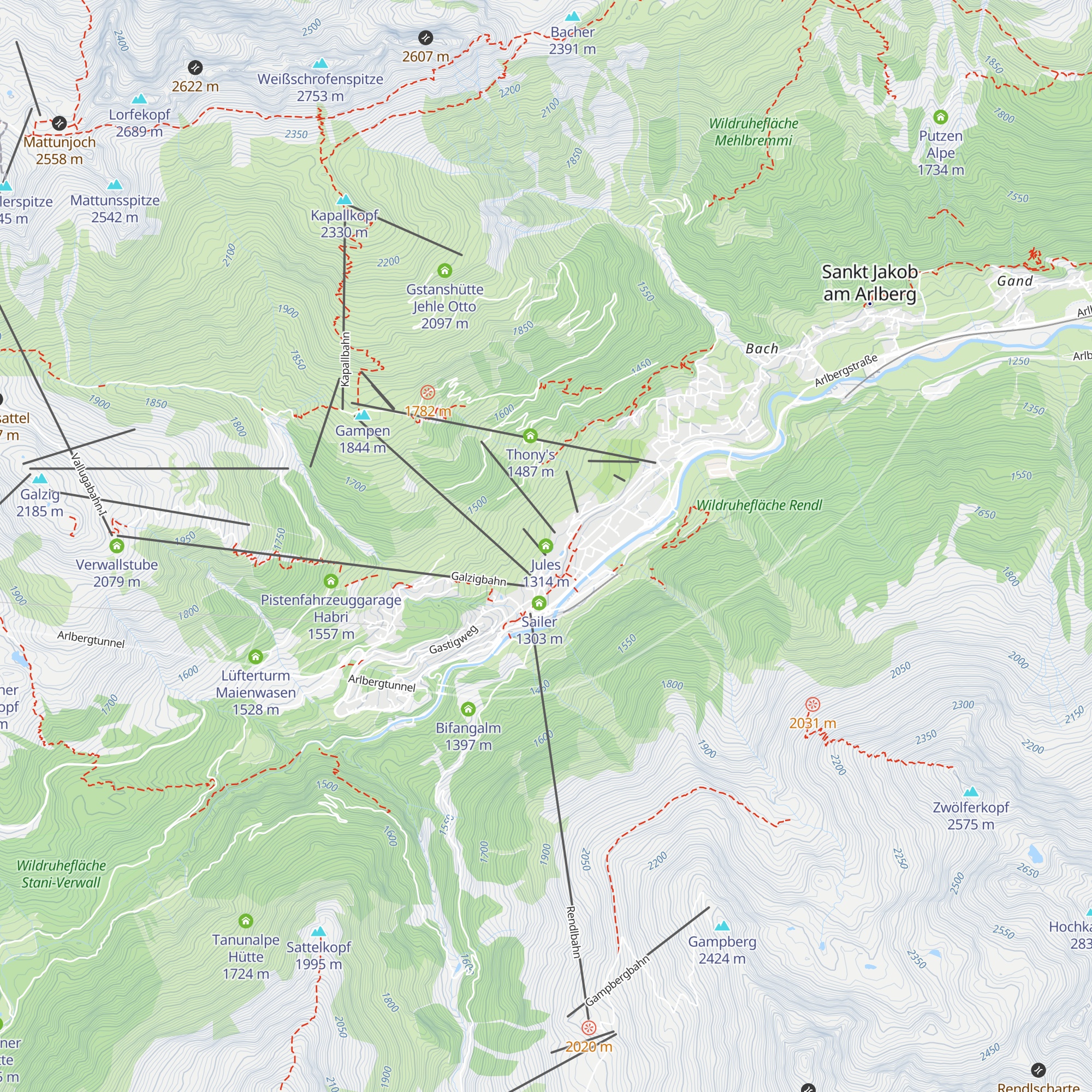 Jules map