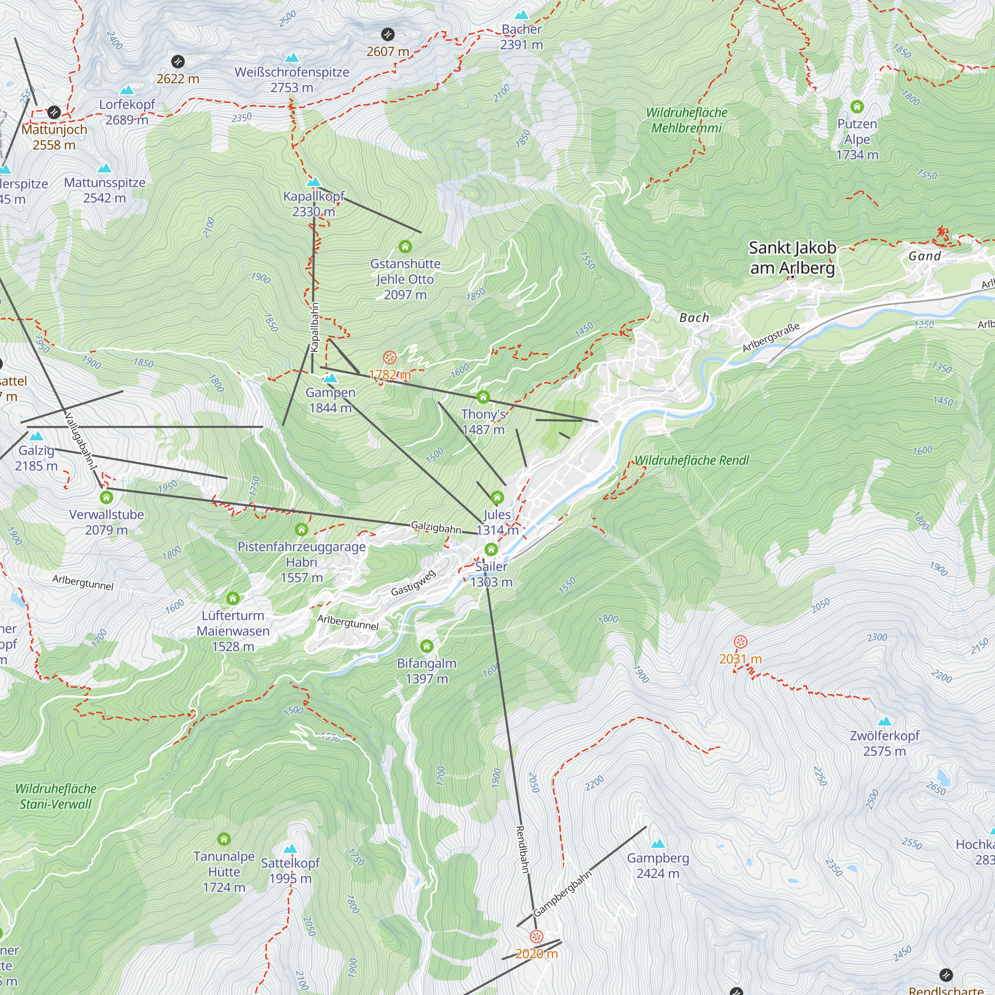 Jules map