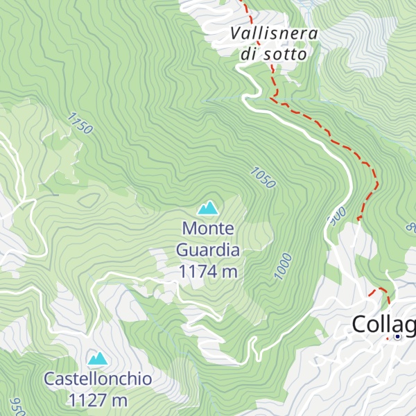 Map of Monte Guardia